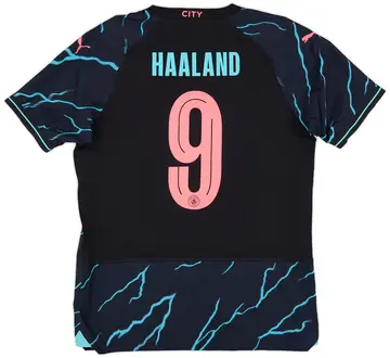 2023-24 Manchester City Authentic Third Shirt Haaland #9 (M)