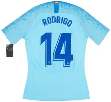 2018-19 Atletico Madrid Player Issue Away Shirt Rodrigo #14 (M)