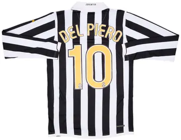 2006-07 Juventus Home L/S Shirt Del Piero #10 (S)