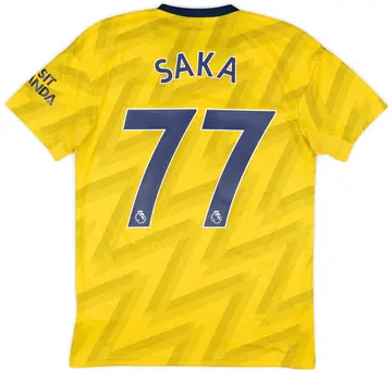 2019-20 Arsenal Away Shirt Saka #77 - 10/10 - (S)