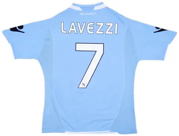 2009-10 Napoli Home Shirt Lavezzi #7 (Women's L)