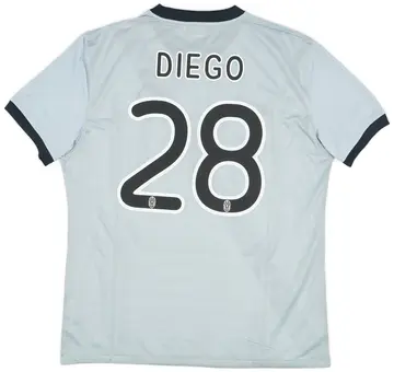 2009-10 Juventus Away Player Issue Shirt Diego #28 (XL)