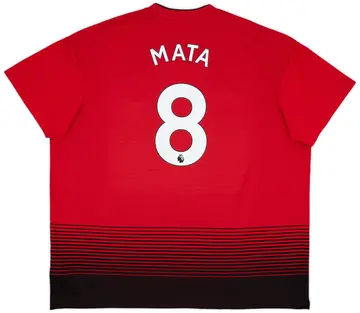2018-19 Manchester United Home Shirt Mata #8 - 10/10 - (3XL)