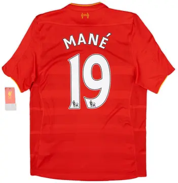 2016-17 Liverpool Home Shirt Mane #19 (S)