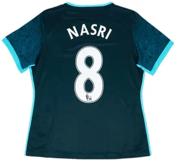 2015-16 Manchester City Away Shirt Nasri #8 (Women's XL)