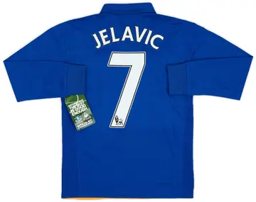 2011-12 Everton Home L/S Shirt Jelavic #7 (M.Boys)