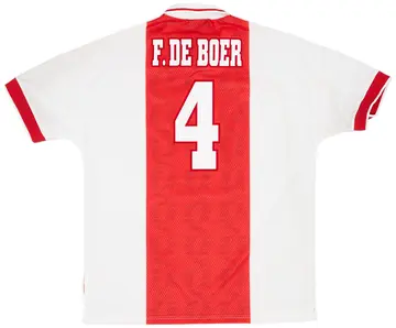 1998-99 Ajax Home Shirt F.De Boer #4 (XL)