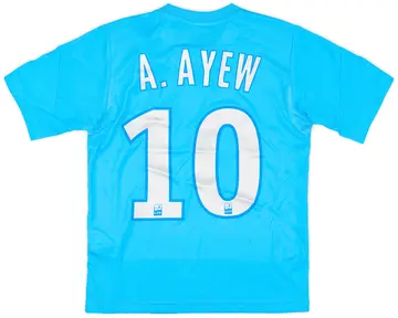 2013-14 Olympique Marseille Third Shirt A.Ayew #10 (7-8 Years)