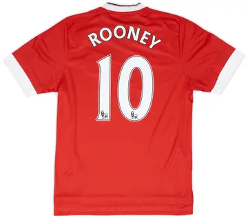 2015-16 Manchester United Home Shirt Rooney #10 (S)