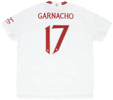 2023-24 Manchester United Third Shirt Garnacho #17 (XXL)