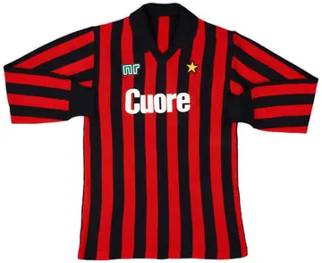 1983-84 AC Milan Home L/S Shirt - 10/10 - (S)