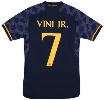 2023-24 Real Madrid Authentic Away Shirt Vini Jr. #7 (XS)