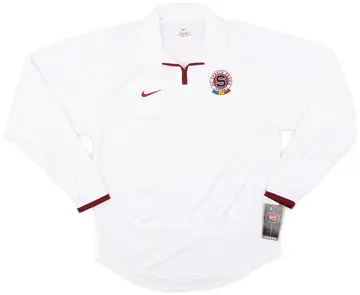 2001-02 Sparta Prague Player Issue Away L/S Shirt (S)