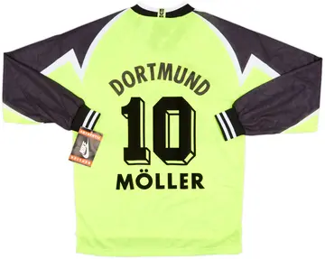 1995-96 Borussia Dortmund Home L/S Shirt Moller #10 (M)