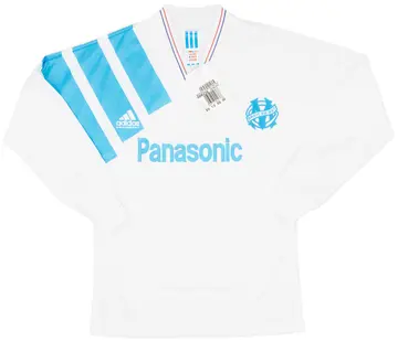 1991-92 Olympique Marseille Home L/S Shirt (XS)