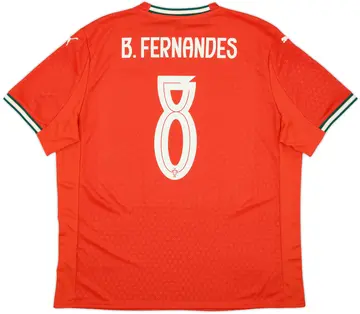 2025-26 Portugal Home Shirt B.Fernandes #8 (XL)