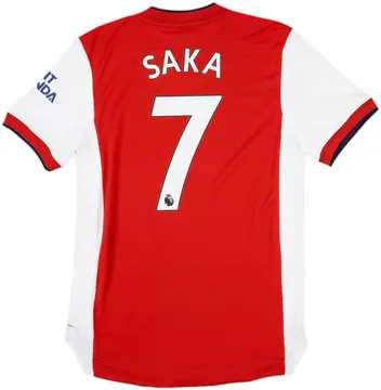 2021-22 Arsenal Authentic Home Shirt Saka #7 (S)
