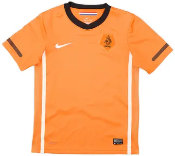 2010-11 Netherlands Home Shirt - 10/10 - (M.Boys)