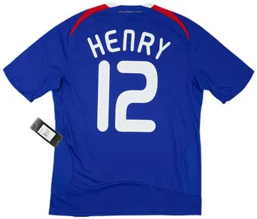 2007-08 France Home Shirt Henry #12 (M)