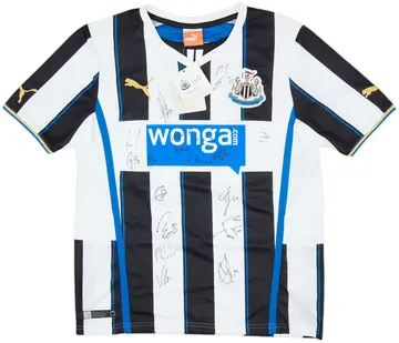 2013-14 Newcastle Signed Home Shirt (XL.Boys)