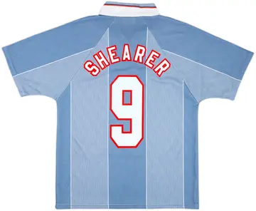 1996-97 England Away Shirt Shearer #9 - 10/10 - (M)
