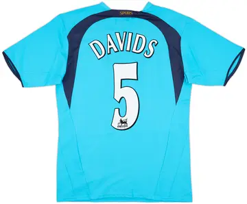2006-07 Tottenham Away Shirt Davids #5 (S)