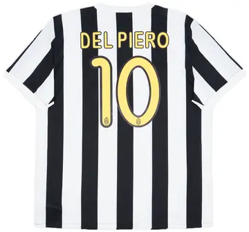 2009-10 Juventus Home Shirt Del Piero #10 (XL)