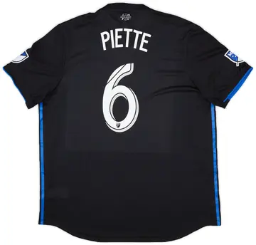 2019-20 Montreal Impact Authentic Home Shirt Piette #6 (XXL)