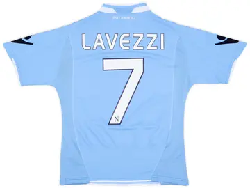 2009-10 Napoli Home Shirt Lavezzi #7 (S)