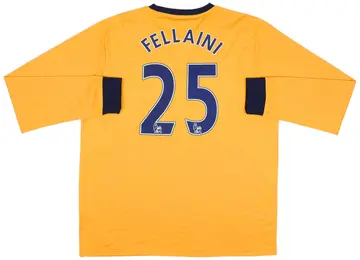 2011-12 Everton Away L/S Shirt Fellaini #25 (XL)