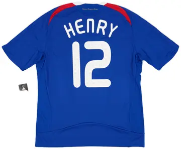 2007-08 France Home Shirt Henry #12 (L)