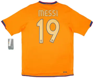 2006-07 Barcelona Away Shirt Messi #19 (L)