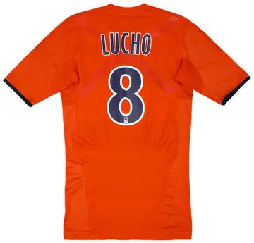 2011-12 Olympique Marseille Player Issue TechFit Third Shirt Lucho #8 - 10/10 - (L)