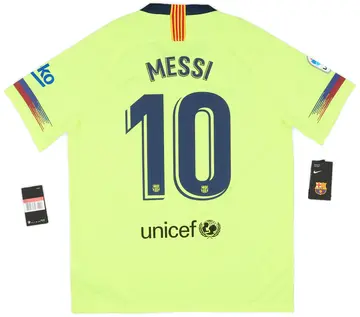 2018-19 Barcelona Away Shirt Messi #10 - 8/10 - (S)