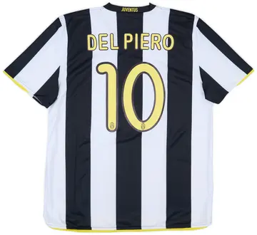 2008-09 Juventus Home Shirt Del Piero #10 - 10/10 - (XL)