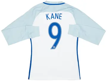 2016-17 England Authentic Home L/S Shirt Kane #9 (M)
