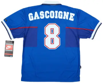 1997-99 Rangers Home Shirt Gascoigne #8 (M)
