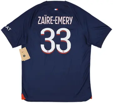 2023-24 Paris Saint-Germain Home Shirt Zaire-Emery #33 (L)