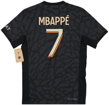 2023-24 Paris Saint-Germain Authentic Third Shirt Mbappe #7 (S)