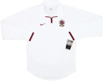 2001-02 Sparta Prague Player Issue Away L/S Shirt (XS)