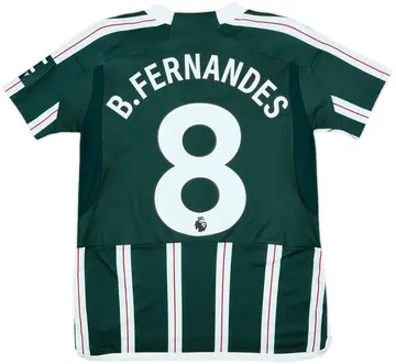 2023-24 Manchester United Away Shirt B.Fernandes #8 - 10/10 - (Women's S)