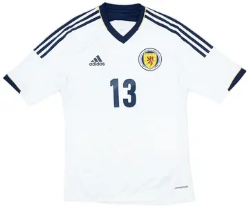 2012-14 Scotland Player Issue Away Shirt #13 - 10/10 - (S)
