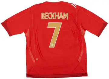 2006-08 England Away Shirt Beckham #7 (XXL)