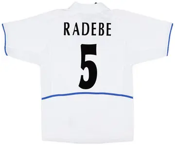 2002-03 Leeds United Home Shirt Radebe #5 (S)