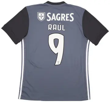 2017-18 Benfica Away Shirt Raul #9 (M)