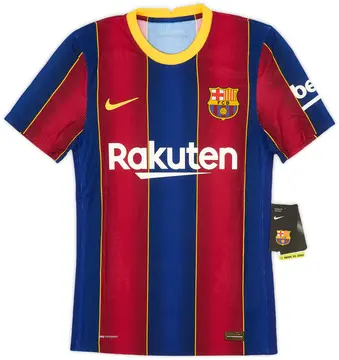 2020-21 Barcelona Authentic Home Shirt (XS)