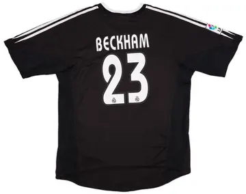 2004-05 Real Madrid Away Shirt Beckham #23 (L)