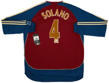 2006-07 Newcastle Away L/S Shirt Solano #4 (XXL)