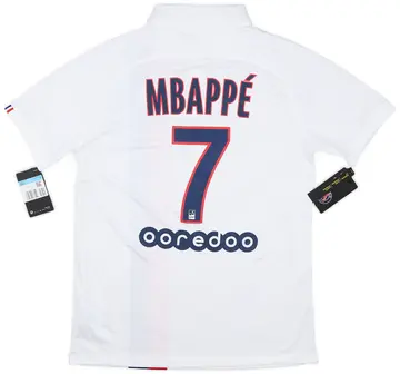 2019-20 Paris Saint-Germain Third Shirt Mbappe #7 (M)