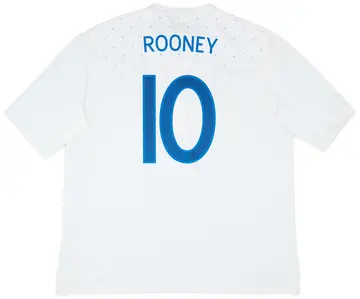 2010-11 England Home Shirt Rooney #10 (3XL)